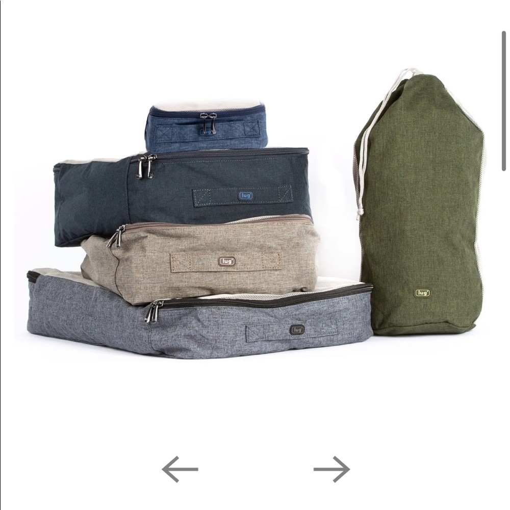 Lug 5 piece packing cube set